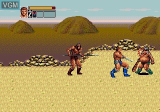 In-game screen of the game Golden Axe III on Sega Megadrive