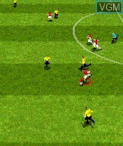 In-game screen of the game FIFA Football 2004 on Nokia N-Gage