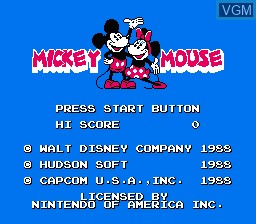 mickey mouse video games