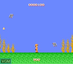 In-game screen of the game Atlantis no Nazo on Nintendo NES