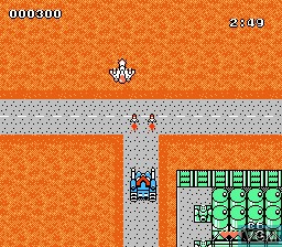 In-game screen of the game Taiyou no Yuusha Fighbird on Nintendo NES