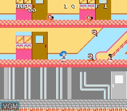 In-game screen of the game Urusei Yatsura - Lum no Wedding Bell on Nintendo NES