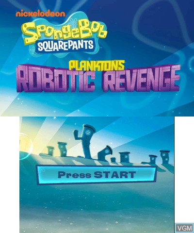 spongebob squarepants plankton's robotic revenge 3ds