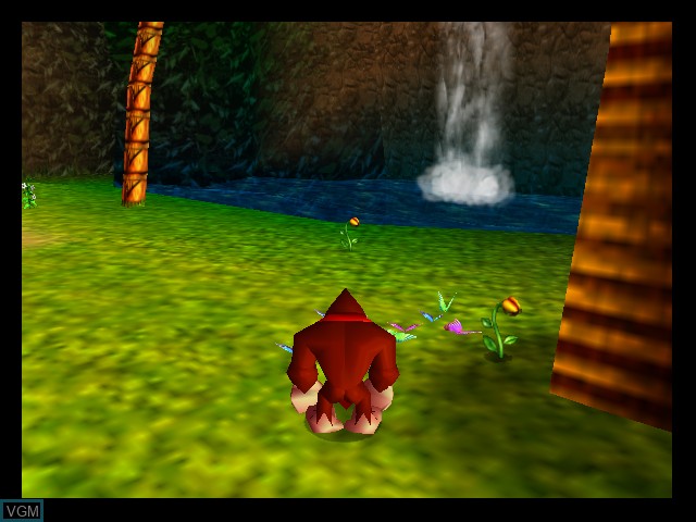 In-game screen of the game Donkey Kong 64 on Nintendo 64