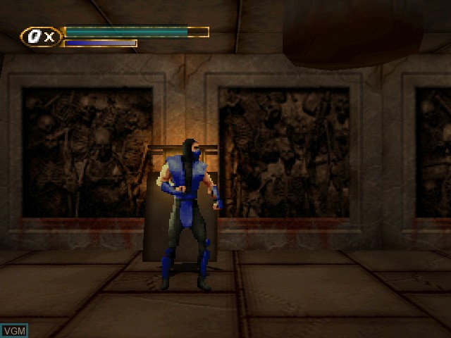 In-game screen of the game Mortal Kombat Mythologies - Sub-Zero on Nintendo 64