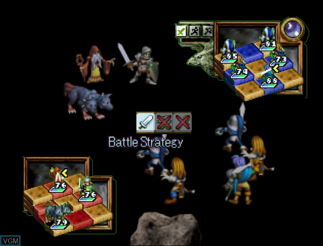 In-game screen of the game Ogre Battle 64 - Person of Lordly Caliber on Nintendo 64