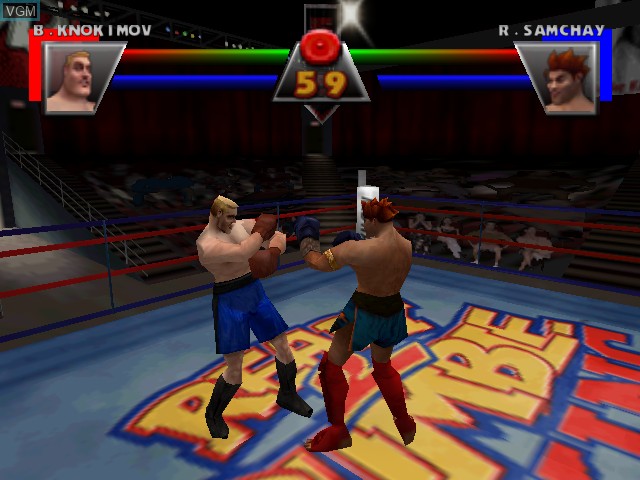In-game screen of the game Ready 2 Rumble Boxing on Nintendo 64