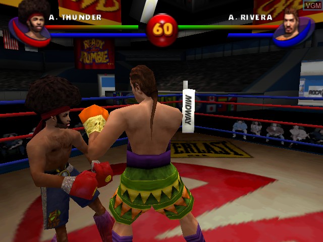 In-game screen of the game Ready 2 Rumble Boxing - Round 2 on Nintendo 64