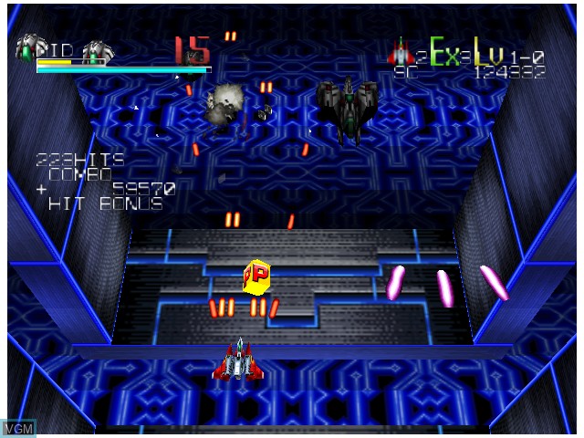 In-game screen of the game Star Soldier - Vanishing Earth on Nintendo 64