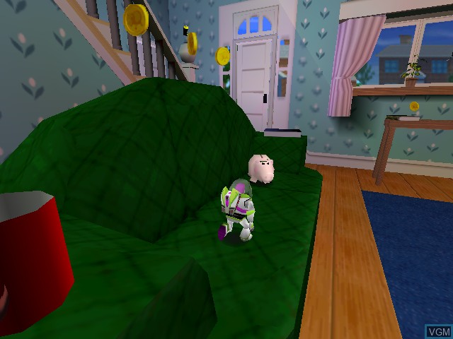 In-game screen of the game Toy Story 2 - Buzz Lightyear to the Rescue on Nintendo 64