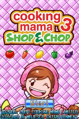nintendo ds games cooking mama 3