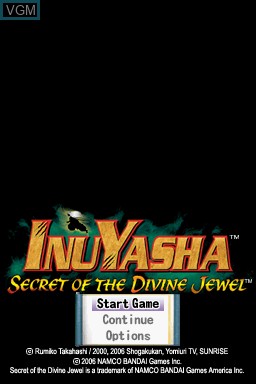 inuyasha secret of the divine jewel nintendo ds