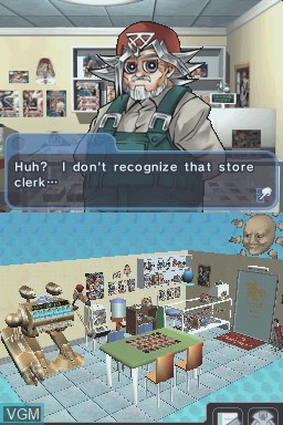 In-game screen of the game Yu-Gi-Oh! Nightmare Troubadour on Nintendo DS
