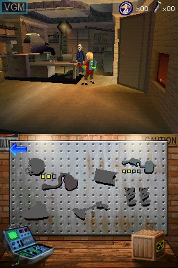 In-game screen of the game Zack e Cody al Grand Hotel - Circolo delle Spie on Nintendo DS