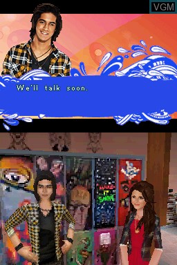 In-game screen of the game Victorious - Hollywood Arts Debut on Nintendo DS