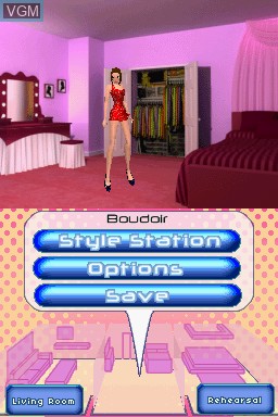 In-game screen of the game Imagine - Movie Star on Nintendo DS