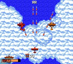 In-game screen of the game 1943 Kai on NEC PC Engine