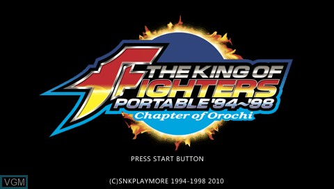 King of Fighters Portable '94~'98, The - Chapter of Orochi for