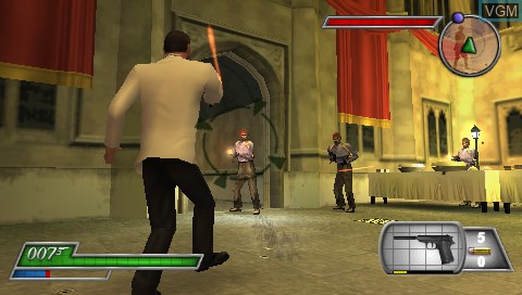 In-game screen of the game 007 - From Russia with Love on Sony PSP