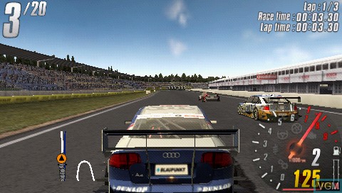 In-game screen of the game DTM Race Driver 3 - Challenge on Sony PSP