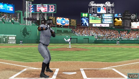 In-game screen of the game MLB 08 - The Show on Sony PSP