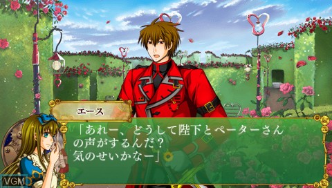 In-game screen of the game Omochabako no Kuni no Alice - Wonderful Wonder World on Sony PSP