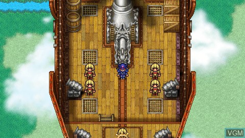 In-game screen of the game Final Fantasy IV - Complete Collection on Sony PSP