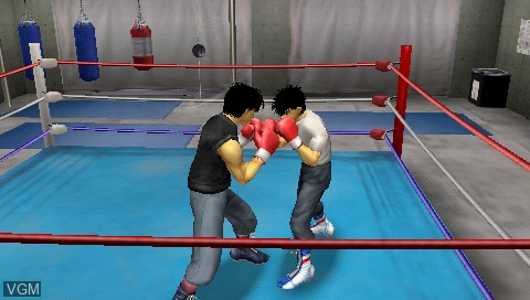 In-game screen of the game Hajime no Ippo Portable - Victorious Spirits on Sony PSP