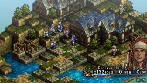 In-game screen of the game Tactics Ogre - Let Us Cling Together on Sony PSP