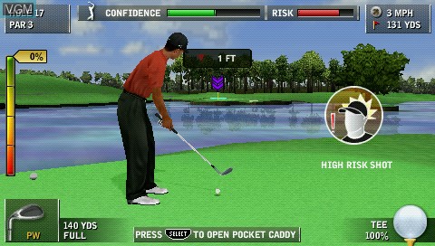 Tiger Woods PGA Tour 08 for Sony PSP - The Video Games Museum