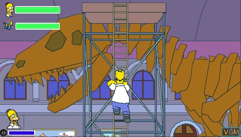 simpsons game psp rom