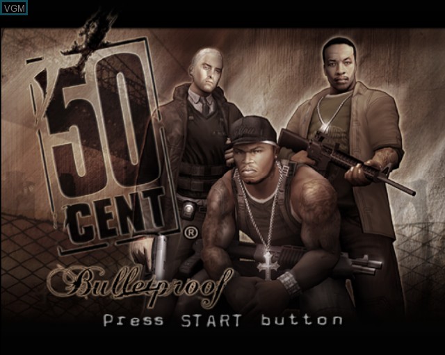 50 Cent Bulletproof Ps2 Cover