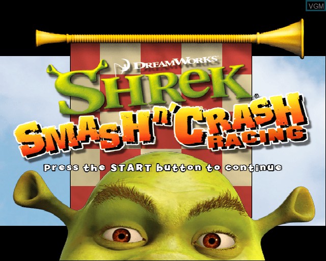 Shrek: Smash n' Crash Racing (Nintendo GameCube, 2006) for sale