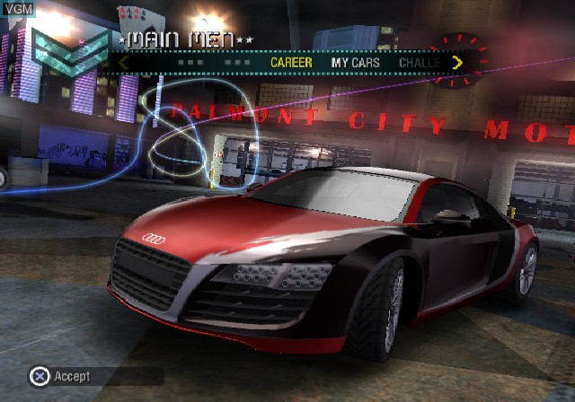 need for speed carbon cars ps2