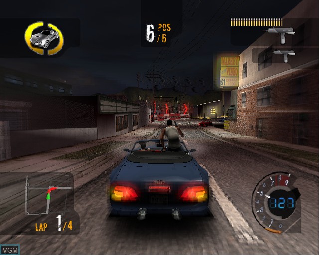 In-game screen of the game 187 Ride or Die on Sony Playstation 2