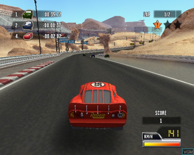 Cars Race-O-Rama Walkthrough Gameplay Part 1 (PS3, PS2, Wii, X360) 
