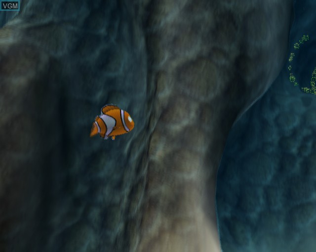 In-game screen of the game Finding Nemo on Sony Playstation 2
