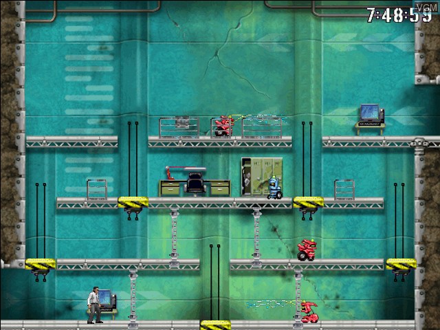 In-game screen of the game Impossible Mission on Sony Playstation 2