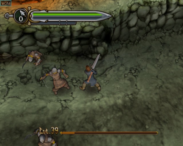 In-game screen of the game Lord of the Rings, The - Aragorn's Quest on Sony Playstation 2
