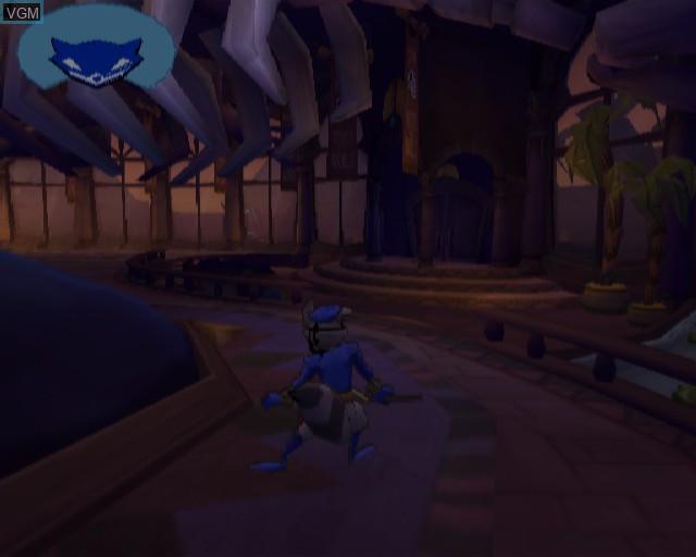 In-game screen of the game Sly 2 - Band of Thieves on Sony Playstation 2