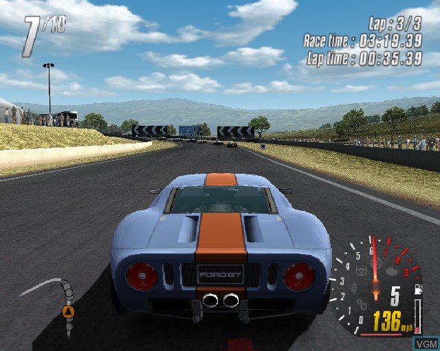 In-game screen of the game TOCA Race Driver 2 - The Ultimate Racing Simulator on Sony Playstation 2