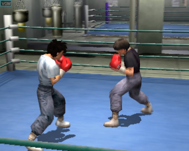 In-game screen of the game Victorious Boxers - Ippo's Road to Glory on Sony Playstation 2