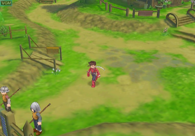 In-game screen of the game Tales of Symphonia on Sony Playstation 2