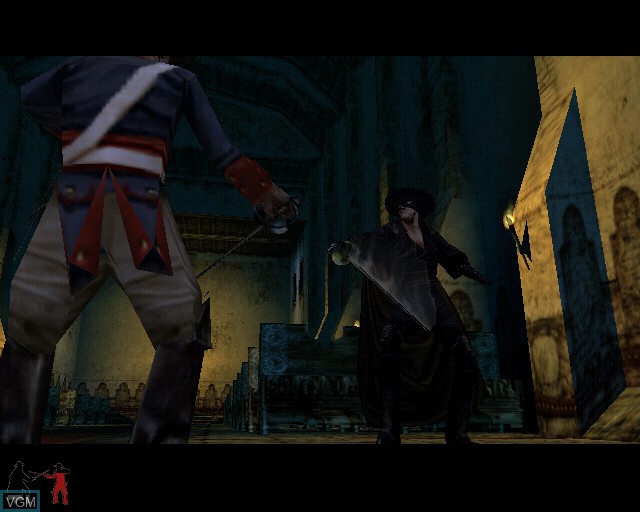 In-game screen of the game Shadow of Zorro, The on Sony Playstation 2
