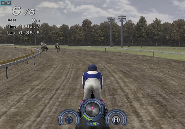 In-game screen of the game G1 Jockey 4 2007 on Sony Playstation 2