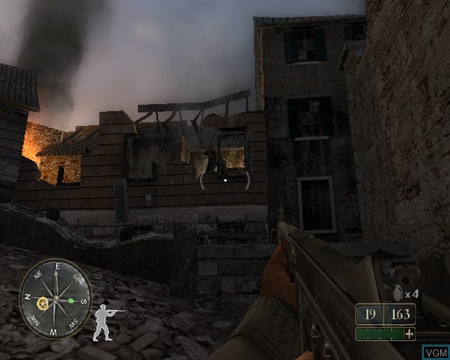 In-game screen of the game Call of Duty - Legacy on Sony Playstation 2