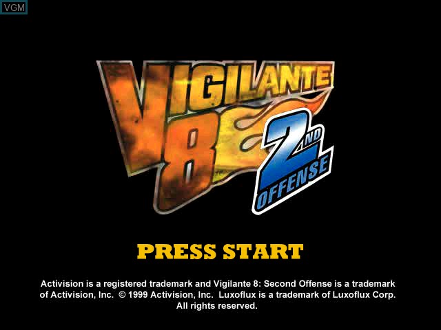 Vigilante 8 2nd Offense - PS1 Disc Only