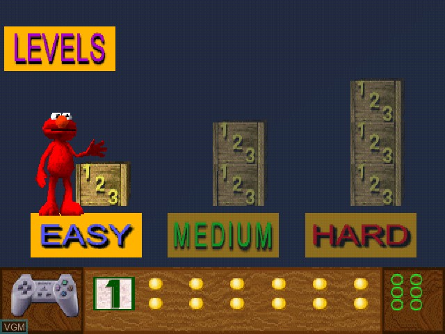 Elmo's Number Journey - PS1 Game