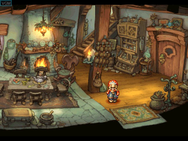 In-game screen of the game Legend of Mana on Sony Playstation