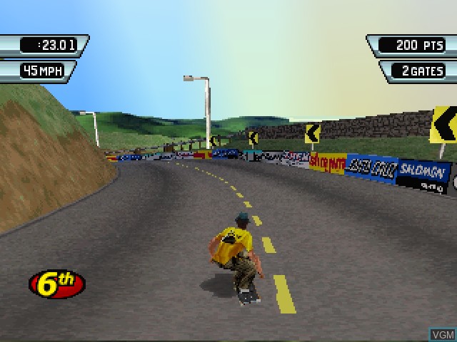 In-game screen of the game 3Xtreme on Sony Playstation